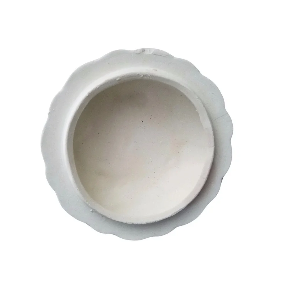 White Bisque Porcelain Rose Trinket Box 3D Floral Basketweave Jewelry Dish Lid